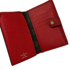 Louis Vuitton Snap Wallet Monogram Portefeuille Pallas Compact Cerise Leather — view 3