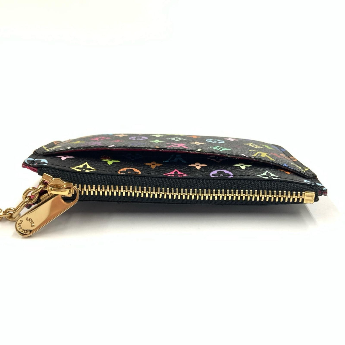 Louis Vuitton Monogram Multicolor Pochette Cles Coin Purse Key Case — view 4
