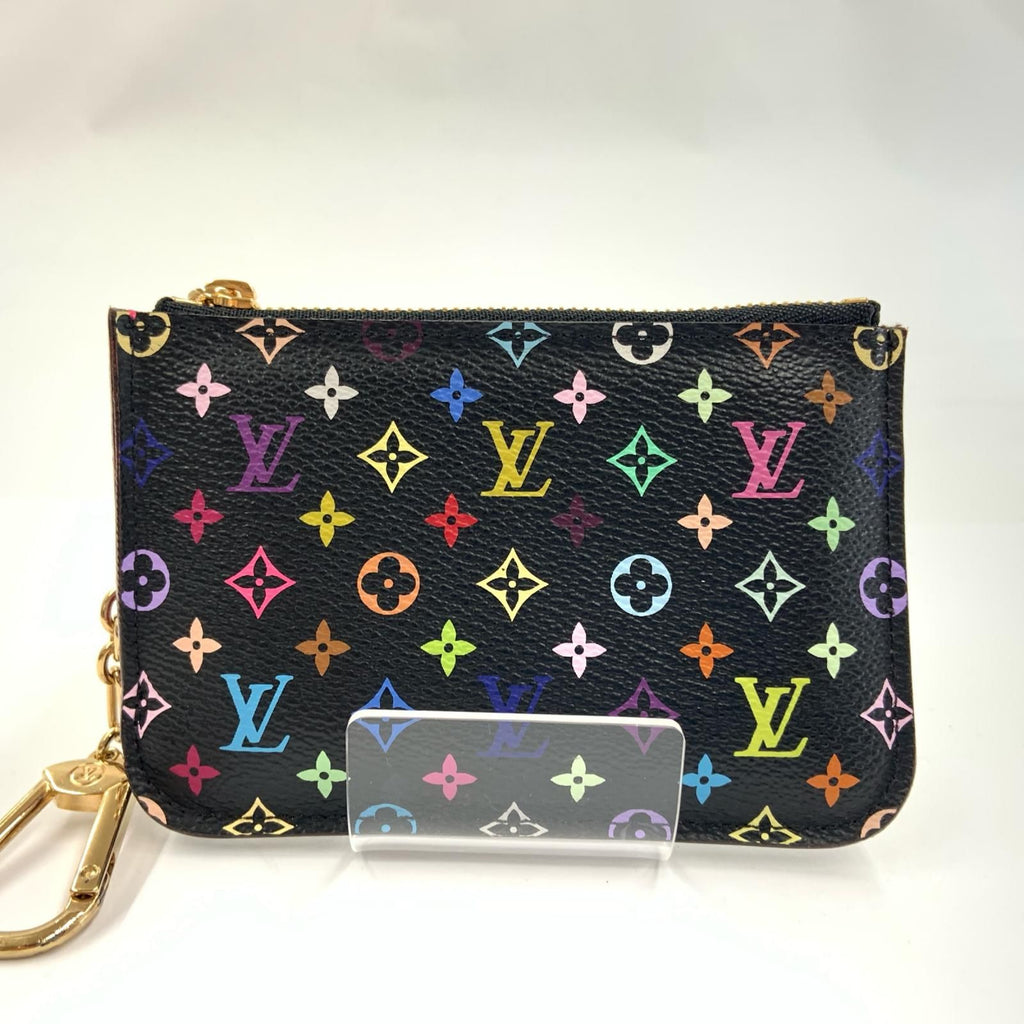 Louis Vuitton Monogram Multicolor Pochette Cles Coin Purse Key Case — view 2