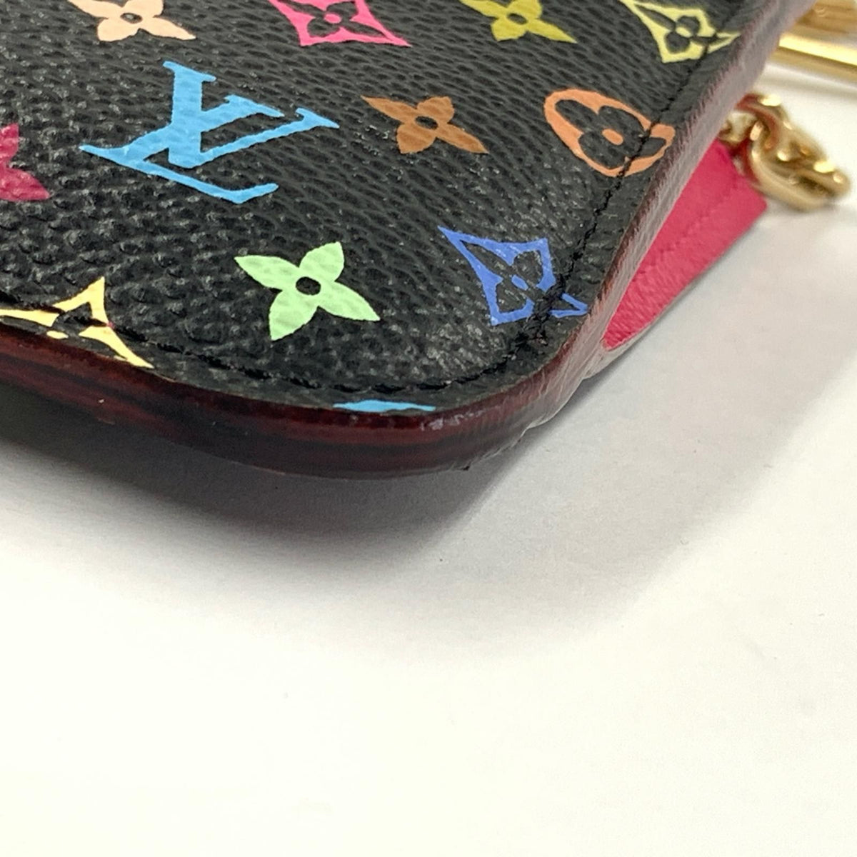 Louis Vuitton Monogram Multicolor Pochette Cles Coin Purse Key Case — view 6