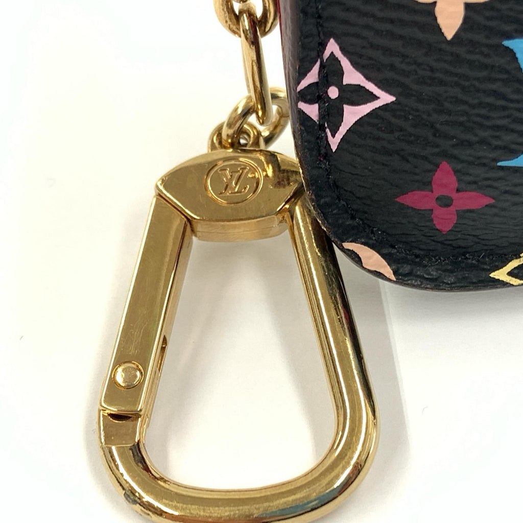 Louis Vuitton Monogram Multicolor Pochette Cles Coin Purse Key Case — view 3