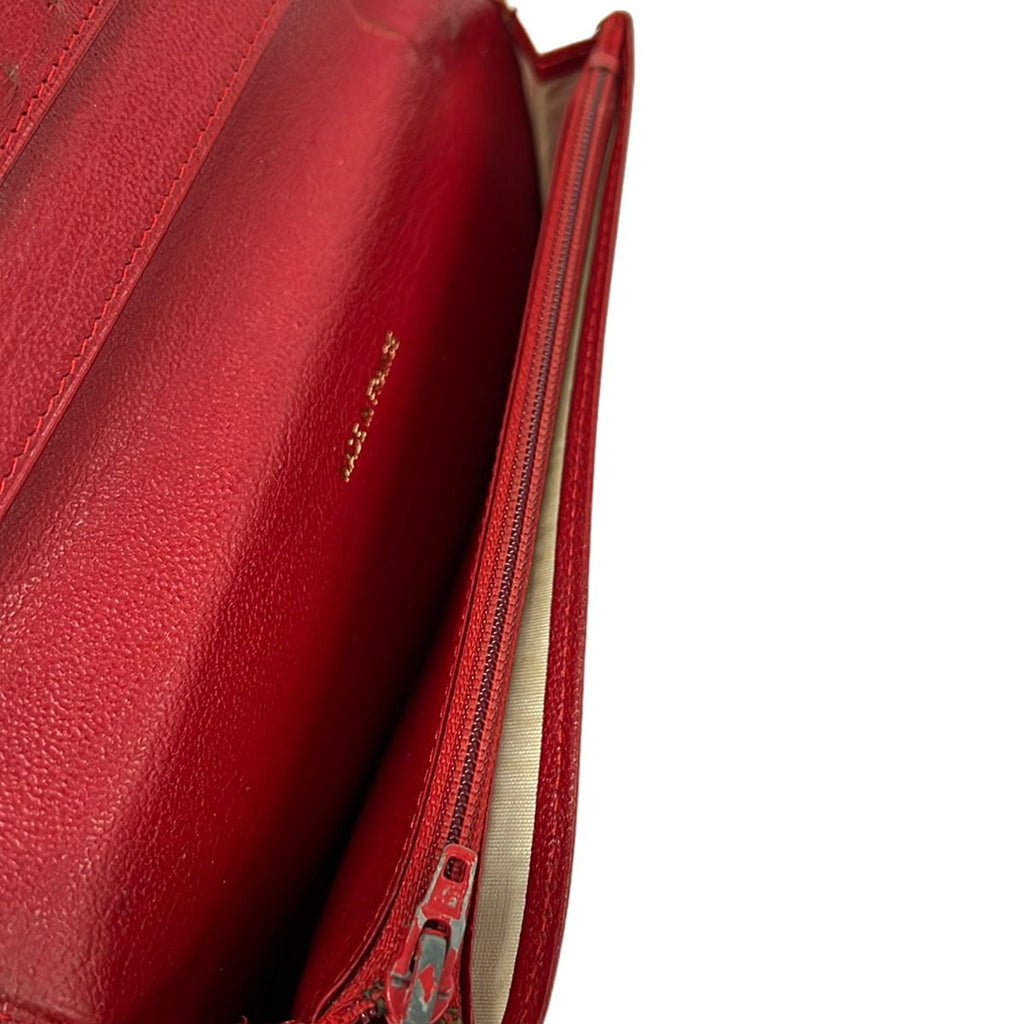 Chanel Wallet Red Leather — view 4