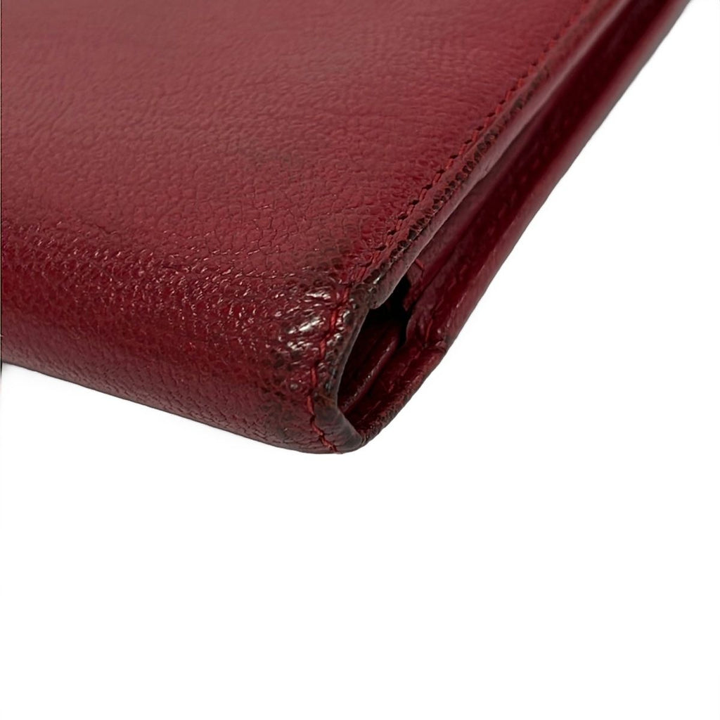 Chanel Wallet Red Leather — view 8