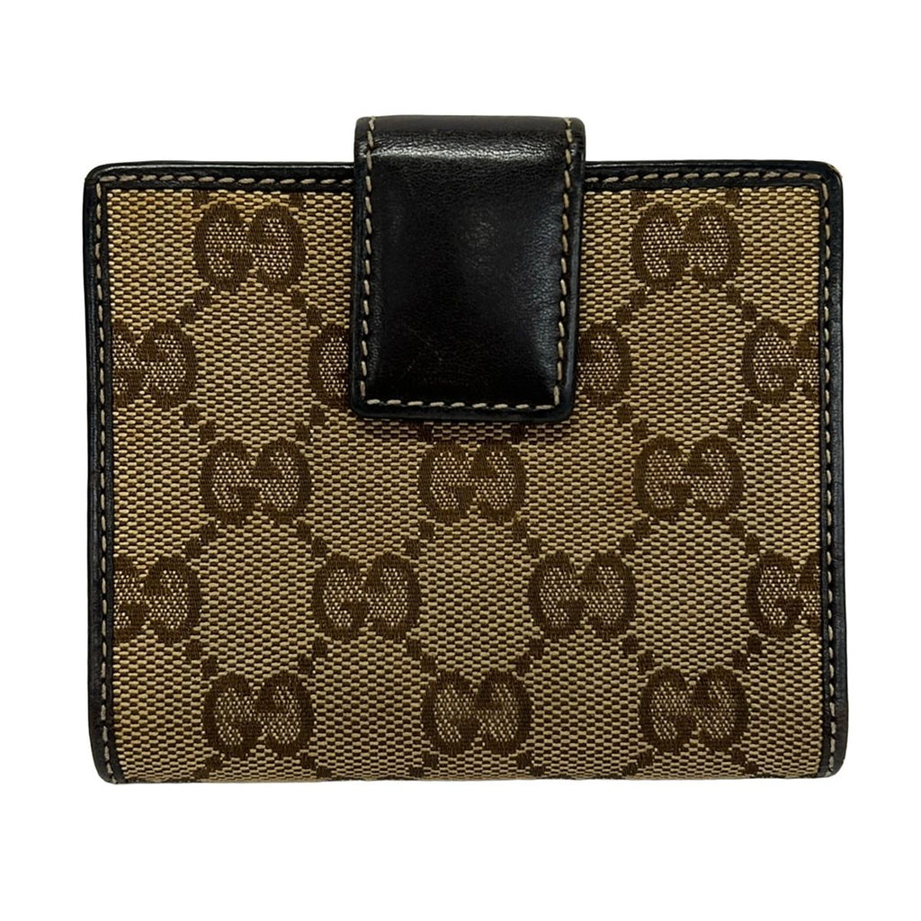 Gucci Snap Wallet GG Pattern Ori Beige Brown Multi Leather — view 2