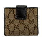 Gucci Snap Wallet GG Pattern Ori Beige Brown Multi Leather — view 2