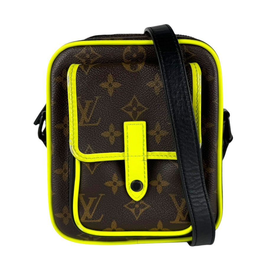 Louis Vuitton Shoulder Bag Monogram Macassar Christopher Wearable