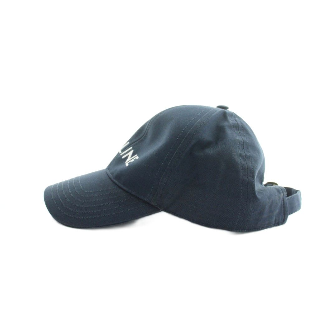 Celine Baseball Cap Hat Embroidery Logo S Navy — view 3