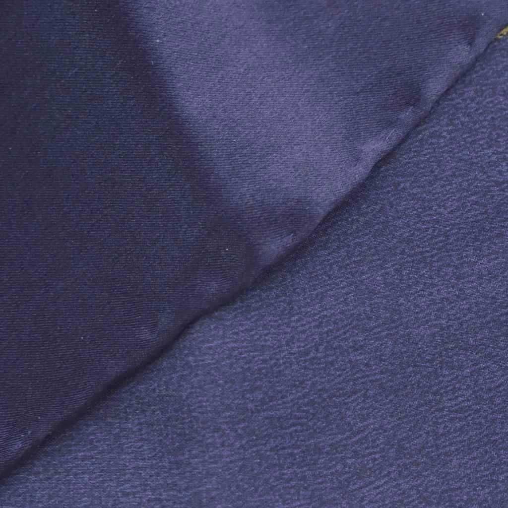 Chanel Scarf Pocket Square Border Pattern Navy — view 5