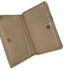 Gucci Bifold Wallet GG Marmont Beige Gold Leather — view 3