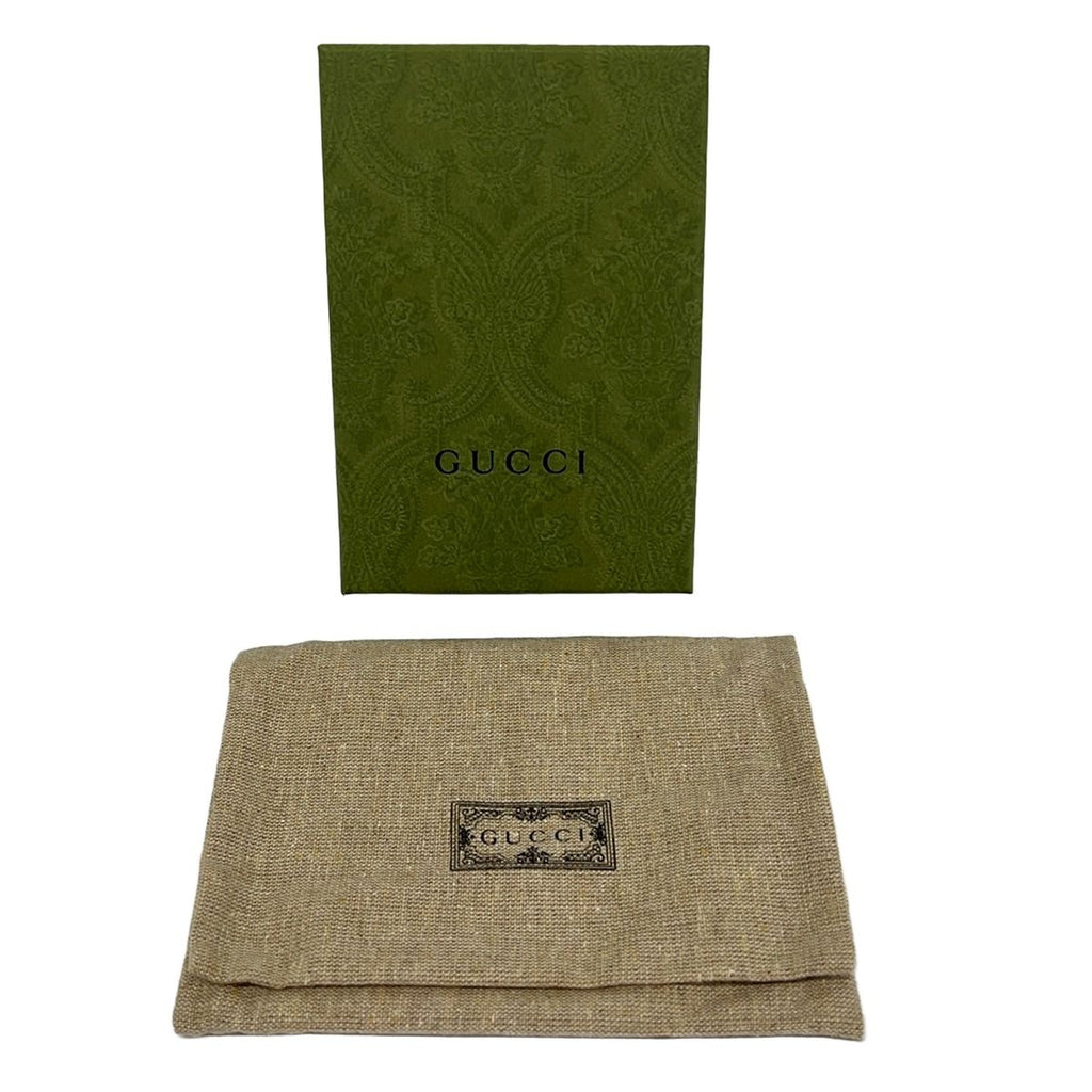 Gucci Bifold Wallet Diana Bamboo Beige Gold Leather — view 7