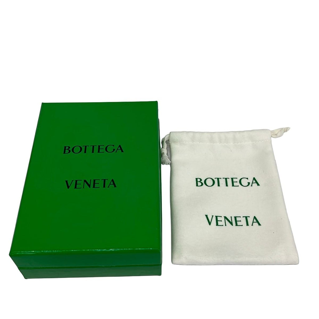 Bottega Veneta Billfold Cassette Black Green Zip Around Leather Wallet — view 6