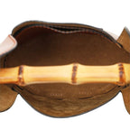 Loewe Anagram Bamboo Bucket Bag 2-Way Brown Leather — view 8
