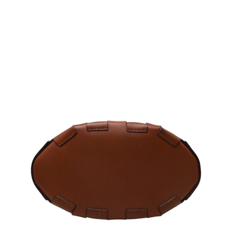 Loewe Anagram Bamboo Bucket Bag 2-Way Brown Leather — view 3
