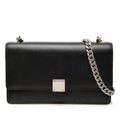 Celine Chain Shoulder Bag Black Leather