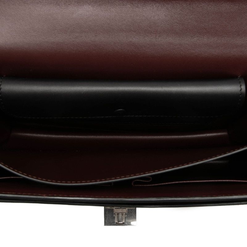 Celine Chain Shoulder Bag Black Leather — view 4