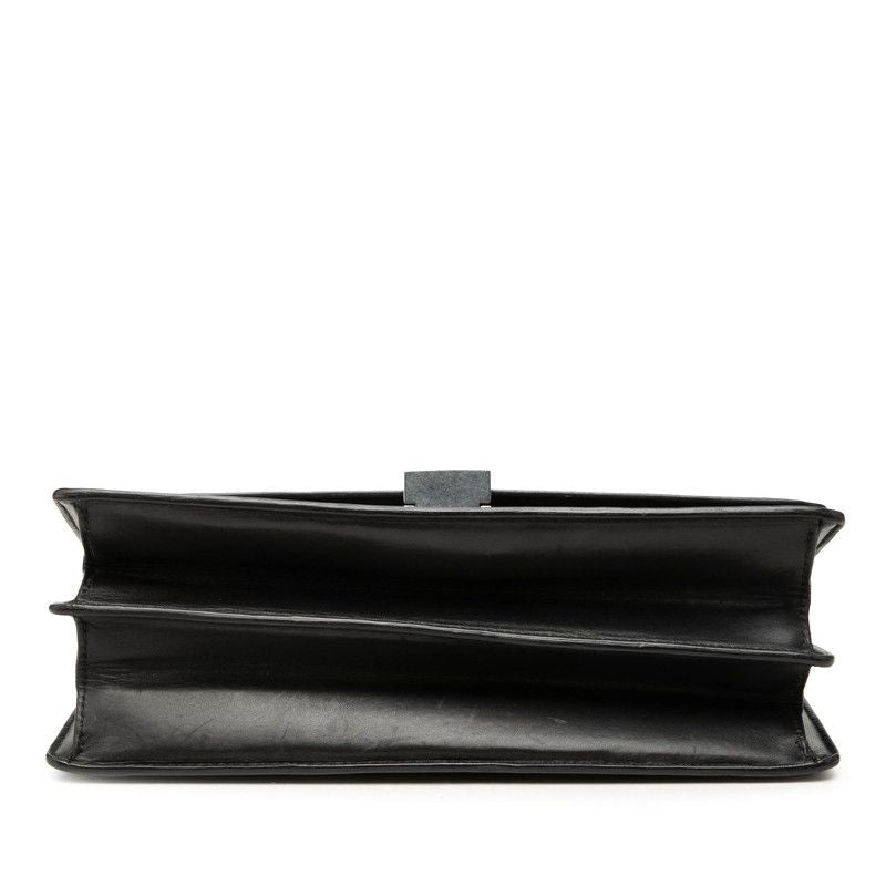 Celine Chain Shoulder Bag Black Leather — view 3