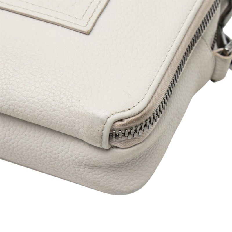 Dior Crossbody Shoulder Bag Ivory Leather — view 4