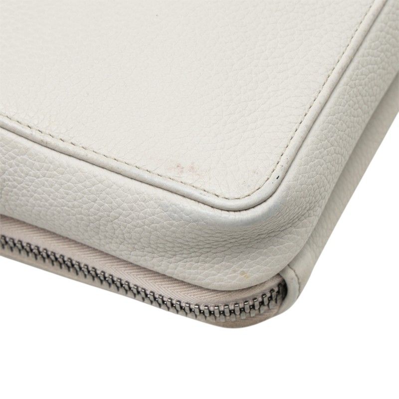 Dior Crossbody Shoulder Bag Ivory Leather — view 7