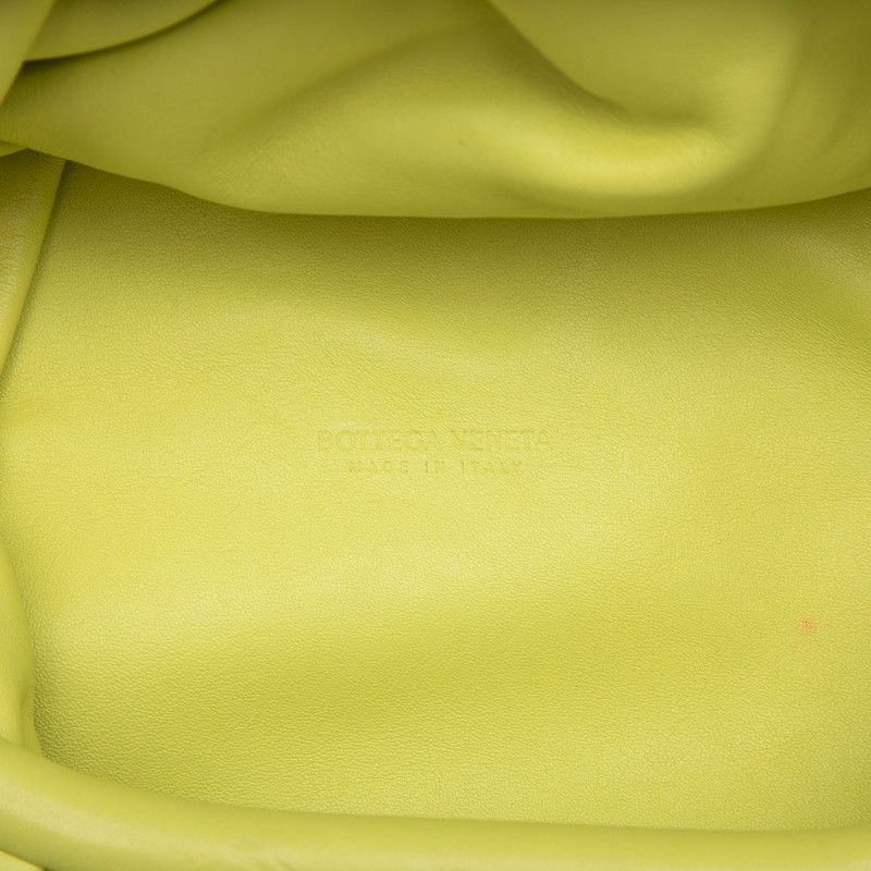 Bottega Veneta the Chain Pouch Shoulder Bag Yellow Leather — view 5