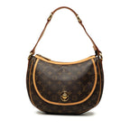 Louis Vuitton Monogram Tulum PM Shoulder Bag Brown Leather