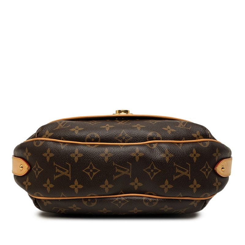Louis Vuitton Monogram Tulum PM Shoulder Bag Brown Leather — view 3