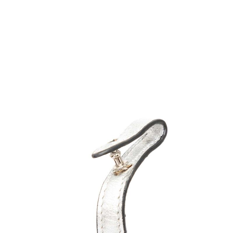 Prada Chain 2-Way Shoulder Bag Silver Leather — view 6