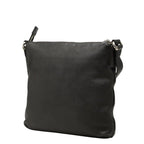 Gucci Interlocking G Crossbody Shoulder Bag Black Leather — view 2