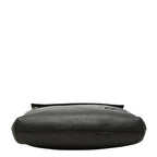 Gucci Interlocking G Crossbody Shoulder Bag Black Leather — view 3