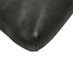 Gucci Interlocking G Crossbody Shoulder Bag Black Leather — view 5