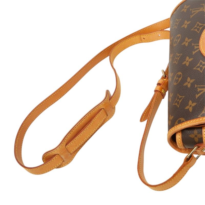 Louis Vuitton Monogram Solonge Crossbody Shoulder Bag Brown Leather — view 8