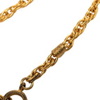 Chanel CC Logo Coin Motif Vintage Chain Pendant 93P Gold Plated — view 5