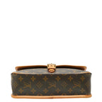 Louis Vuitton Monogram Solonge Crossbody Shoulder Bag Brown Leather — view 3