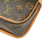 Louis Vuitton Monogram Solonge Crossbody Shoulder Bag Brown Leather — view 4