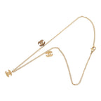 Chanel CC Logo Chain Pendant Gold Plated — view 7