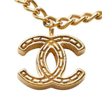 Chanel CC Logo Chain Pendant Gold Plated — view 3