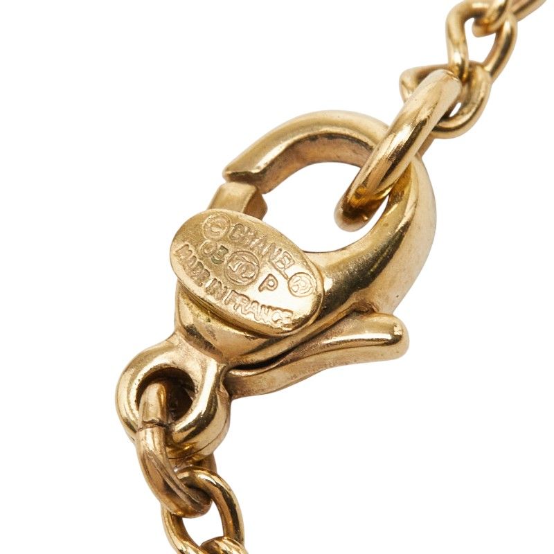 Chanel CC Logo Chain Pendant Gold Plated — view 6
