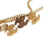Chanel CC Logo Chain Pendant Gold Plated — view 4