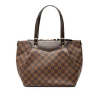 Louis Vuitton Damier Westminster PM Handbag Brown Leather