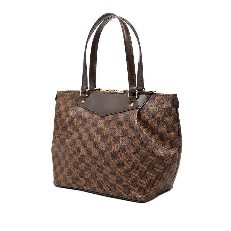 Louis Vuitton Damier Westminster PM Handbag Brown Leather — view 2