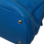 Prada Vitello Daino Tote Bag Blue Leather — view 4