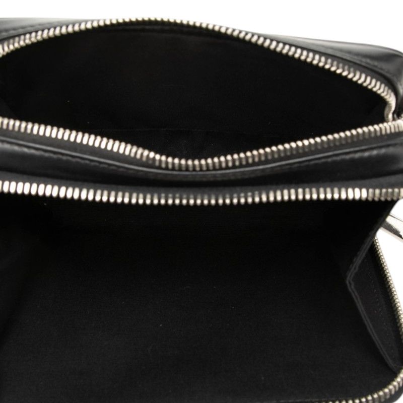 Dior Oblique Galaxy Crossbody Shoulder Bag Black Leather — view 4