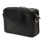Dior Oblique Galaxy Crossbody Shoulder Bag Black Leather — view 2