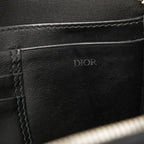 Dior Oblique Galaxy Crossbody Shoulder Bag Black Leather — view 5