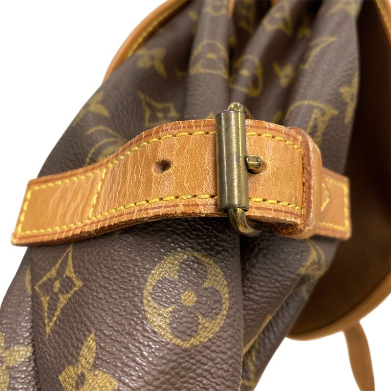 Louis Vuitton Monogram Saumur 35 Crossbody Shoulder Bag Brown Leather — view 8