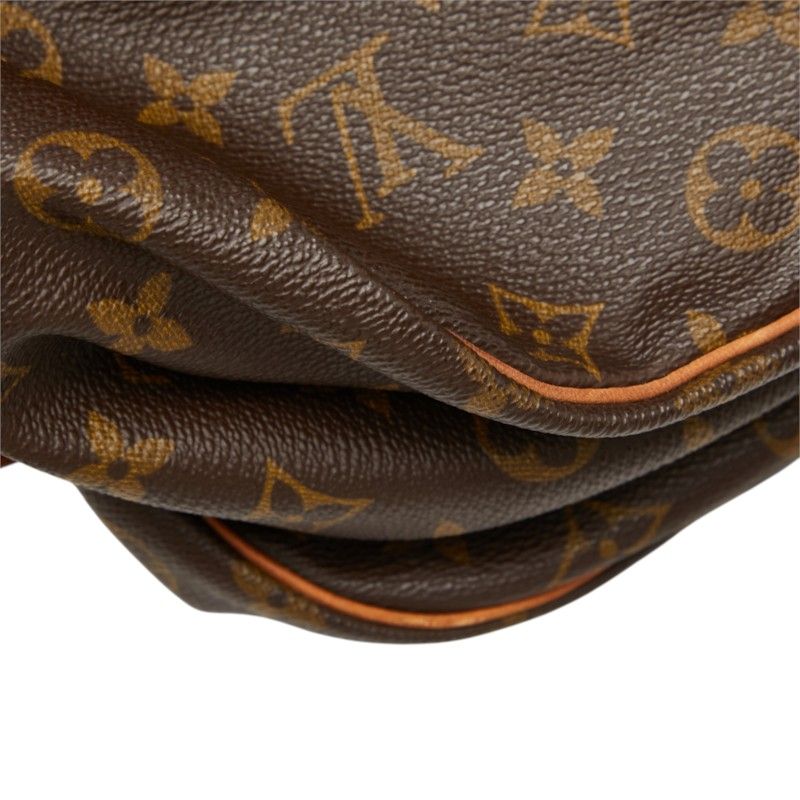 Louis Vuitton Monogram Saumur 35 Crossbody Shoulder Bag Brown Leather — view 7