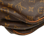 Louis Vuitton Monogram Saumur 35 Crossbody Shoulder Bag Brown Leather — view 7