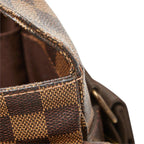 Louis Vuitton Damier Broadway Crossbody Shoulder Bag Brown Leather — view 8
