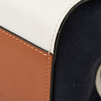 Loewe Anagram Hammock Sailor Small 2-Way Shoulder Bag White Navy Canvas Leather — view 4