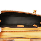 Dior Trotter Street Chic Shoulder Bag Beige Brown Canvas Leather — view 8