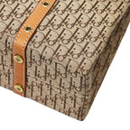 Dior Trotter Street Chic Shoulder Bag Beige Brown Canvas Leather — view 4